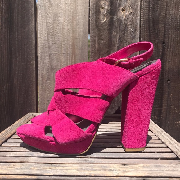 Jessica Simpson Shoes - Jessica Simpson Harloww Suede Peep Toe Platform